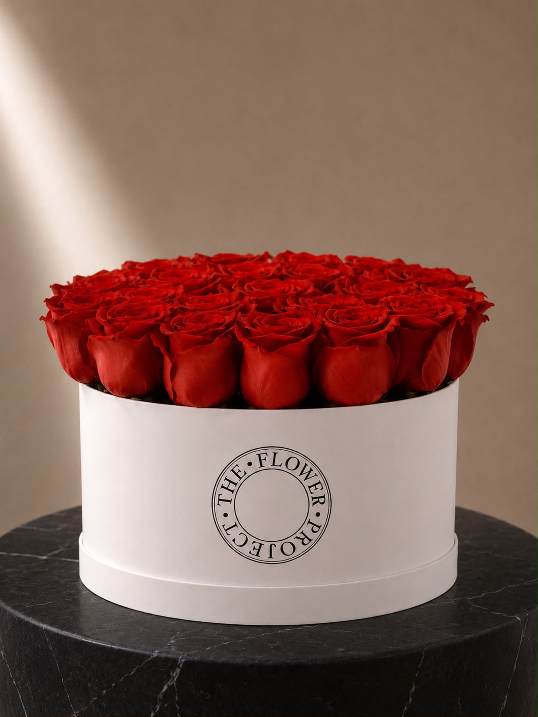 Ecuadorian Red Rose Hatbox