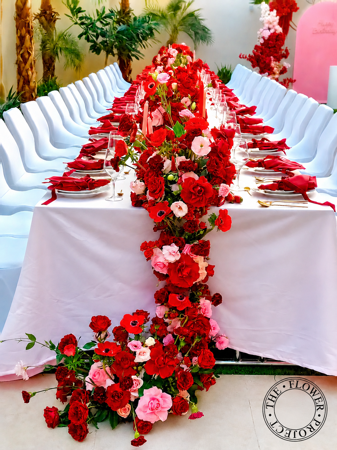 Crimson Romance Tablescape
